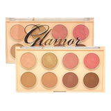 Paleta Glamor Contorno, Blush E Iluminador My Life My8516