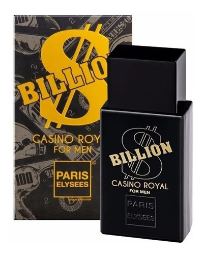  Perfume Billion Cassino Royal 100 Ml  Paris Elysses Lacrado