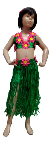Disfraz De Hawaiana Para Niña