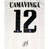 Jersey Autografiado Eduardo Camavinga Real Madrid 2022-23