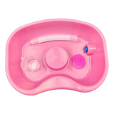 Lavabo Portátil Para Lavado De Cabello En Casa, Rosa