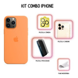 Kit iPhone 12 Pro Película Privacidade Câmera Carbono Capa