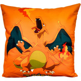 Cojín Almohada Felpa Pokémon Charizard 45x45 Cm Extra Suave