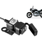 Cargador Moto Doble Usb 3.1a Celular Gps Adaptable Universal