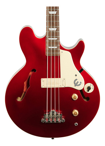 Contrabaixo 4c EpiPhone Jack Casady Bass Sparkling Burgundy