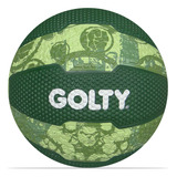 Balon De Baloncesto Golty Hulk No.7-verde Color Verde