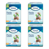 Ropa Interior Descart. Tena Pants Clásico M(30-70k) Pack X4u