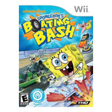 Jogo Nintendo Wii Bob Esponja Boating Bash Original Seminovo