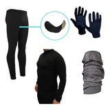 Combo!calza Cilista +camiseta Termica+cuello Salomon+guantes