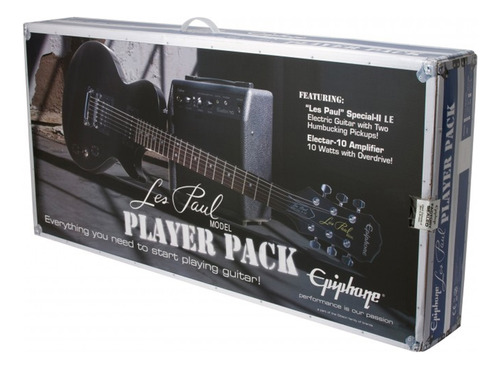 Kit EpiPhone Les Paul Special + Amplificador 10w Player Pack