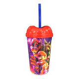 Vaso Pitillo Mario Bros Botilito Sorpresa Piñata  X6 Und 