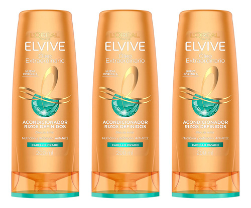 Pack Acondicionador Elvive Óleo Rizos Definidos 200 Ml