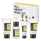 Cosrx All About Snail Korean Skincare, Kit De Prueba 4 Pasos