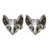 Aretes Gato Esfinge Gotico Calabera Espada Gotico