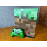 Console Xbox One S 1tb Edição Especial Minecraft (seminovo)