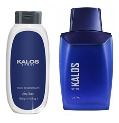 Kalos Sport De Esika Pack 1 Perfume 100 Ml + 1 Talco  140 G