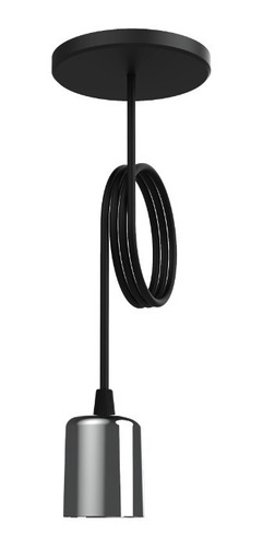Lámpara Colgante Vintage Porta Lampara Cable Simple E27