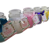 55 Recuerditos Velas Aromáticas 100ml Personalizadas