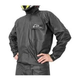 Traje De Lluvia Hombre Negro  M Spektor Moto Avenida