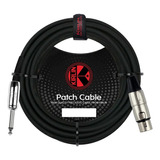 Cable Microfono Xlr Hembra A Plug 6.3 6 Metros Kirlin