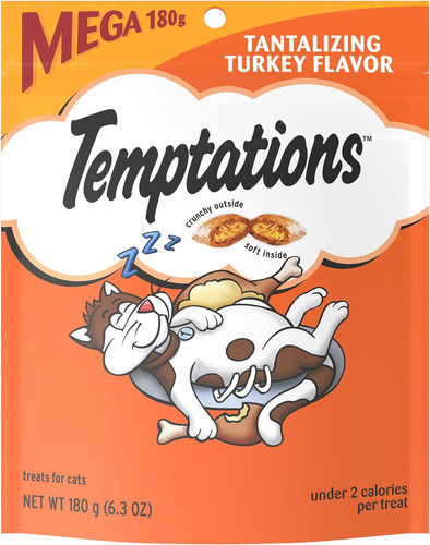 Temptations Mega Premio Para Gato, Tantalizing Turkey 6.3oz 