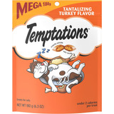 Temptations Mega Premio Para Gato, Tantalizing Turkey 6.3oz 