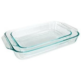 Platos Para Hornear De Vidrio Oblongos Transparentes Pyrex B