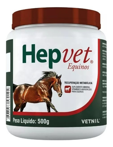 Hepvet Equinos 500g - Vetnil ( Recuperação Metabólica )