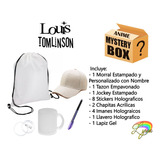 Louis Tomlinson Mystery Box Tazon Lapiz Jockey Chapita