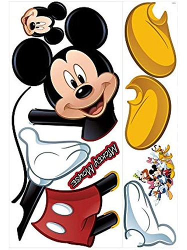 Compañeros De Cuarto Mickey Mouse Pelar Y Pegar Etiqueta De 