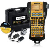 Etiquetadora Industrial Rhino 5200 De Dymo Amarillo  + Funda