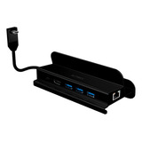 Hub Acteck Gate 6 Dh665 Multipuerto 6 En 1 Usb Ethernet Hdmi