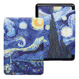 Capa Case Autosleep Rígida Estampada Para Kindle 11ª Geração