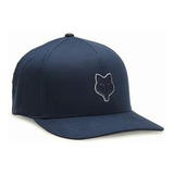 Gorra Fox Flexfit Fox Head Azul Para Adulto Talla S/m