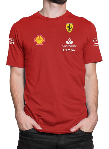 Polera Scuderia Ferrari 2023 Team + Tazón