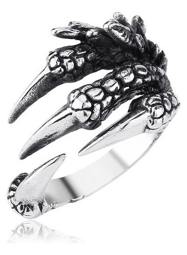 Anillo De Acero Quirúrgico Garra De Dragon Premium Calidad