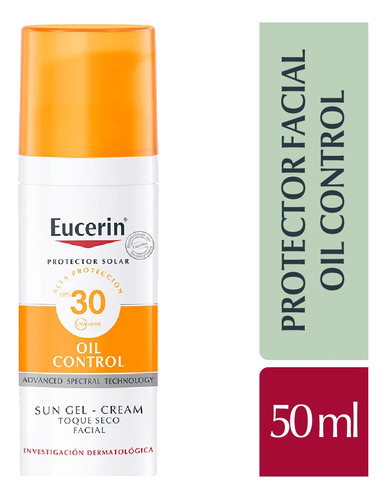 Eucerin Sun Fc Toque Seco Oil Control Fps 30 50 Ml