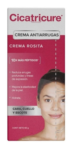 Crema Cicatricure Antiarrugas Rosita 12 Beneficios - 60 G
