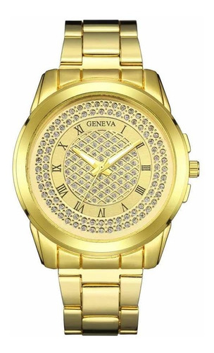 Reloj Importado Dorado Elegante Para Hombre