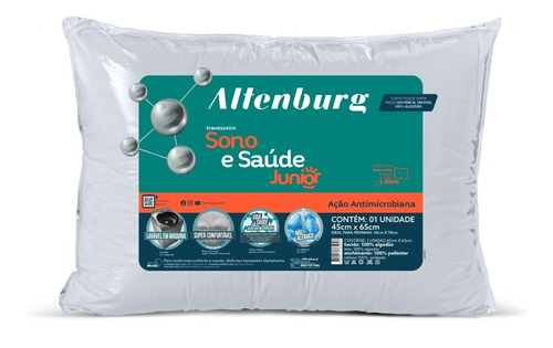 Travesseiro Altenburg Sono E Saúde Junior 45x65