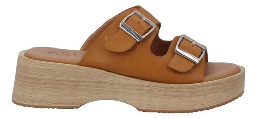 Zapatilla Mujer Aria By Eh! Hebillas Comodas Calor Fresca