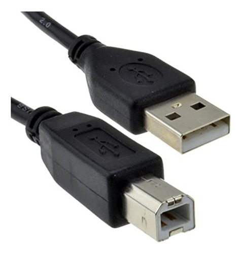 Cable Usb 2,0 Para Impresora, Epson, Hp, Canon 1.5 Mts