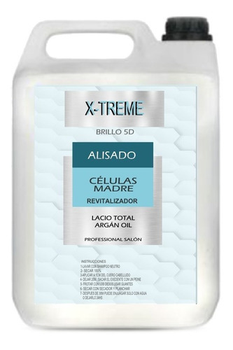 Alisado Celulas Madre Para Cabello X 5 Litros 