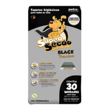 Tapete Higiênico Super Secão Black Carvão Ativado C/ 30 Uni