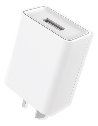 Cargador Pared 1 Usb Blanco + Cable Tipo C 1 Metro Classic