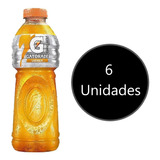 Pack Com 6 Gatorade Sabor Laranja 500ml