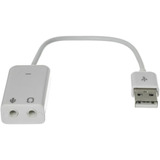 Adaptador De Áudio Microfone Usb 7.1 Placa De Som Externa 3d