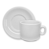 Set X6 Taza De Desayuno Con Plato Porcelana Schmidt