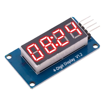 Tecneu Modulo Display Led 7 Segmentos 4 Digitos Tm1637 0.96inch | MercadoLibre