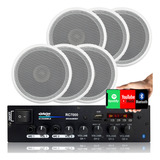 Kit Som Residencial Amplificador + 6 Caixas De Som Orion 55w